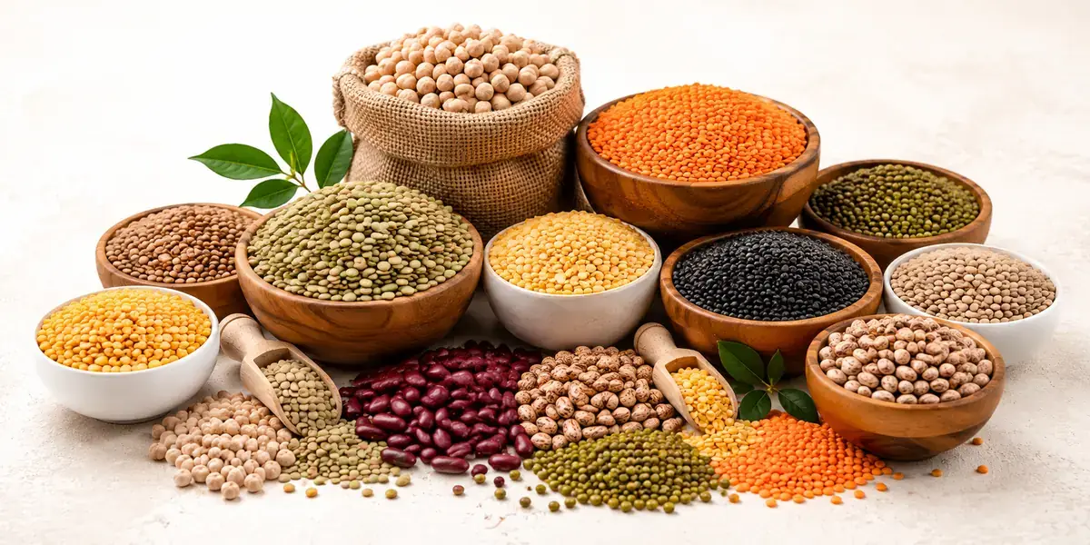 Indian lentils and pulses in bowls — varieties, grading and sortex buyer guide by VKRUND ENTERPRISE