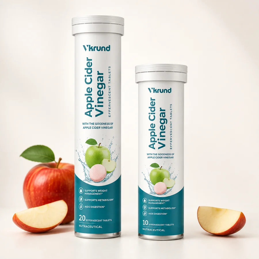 Apple Cider Vinegar Effervescent Tablets — VKRUND ENTERPRISE