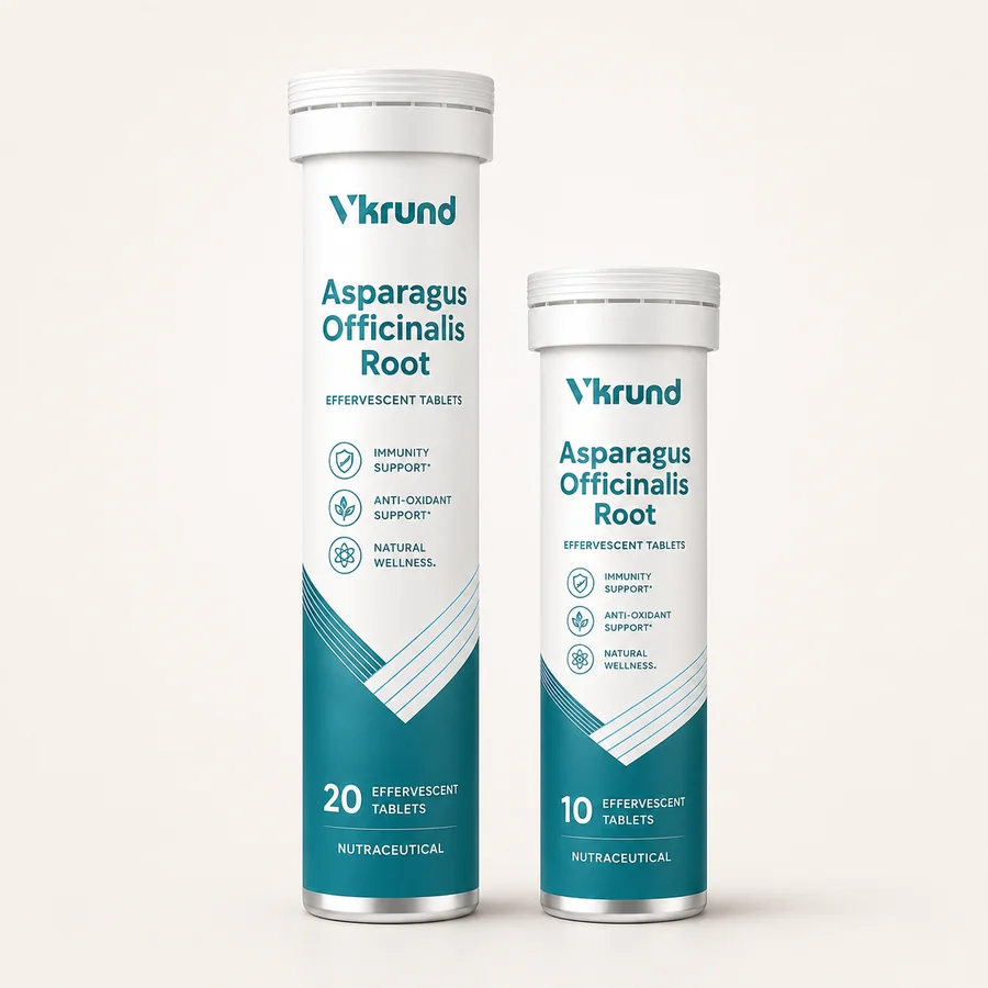 Asparagus Officinalis Root Effervescent Tablets — VKRUND ENTERPRISE