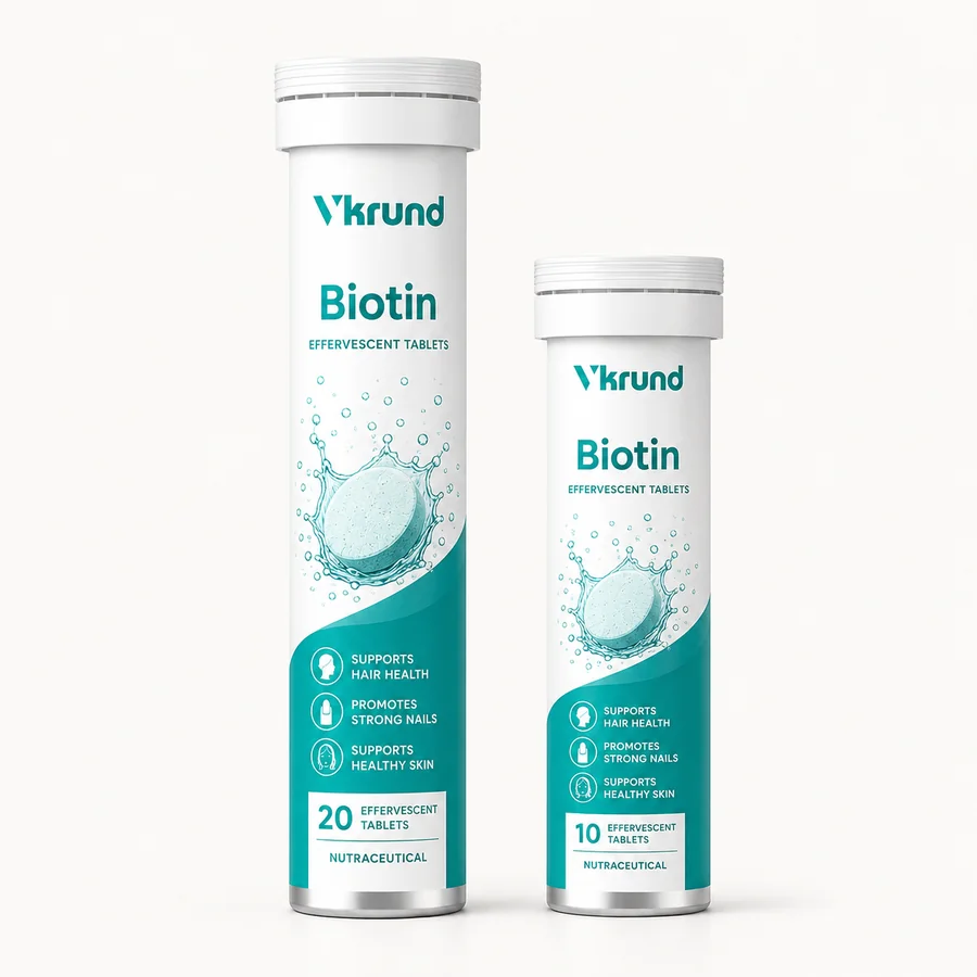 Biotin Effervescent Tablets — VKRUND ENTERPRISE