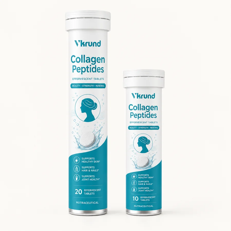 Collagen Peptides Effervescent Tablets — VKRUND ENTERPRISE