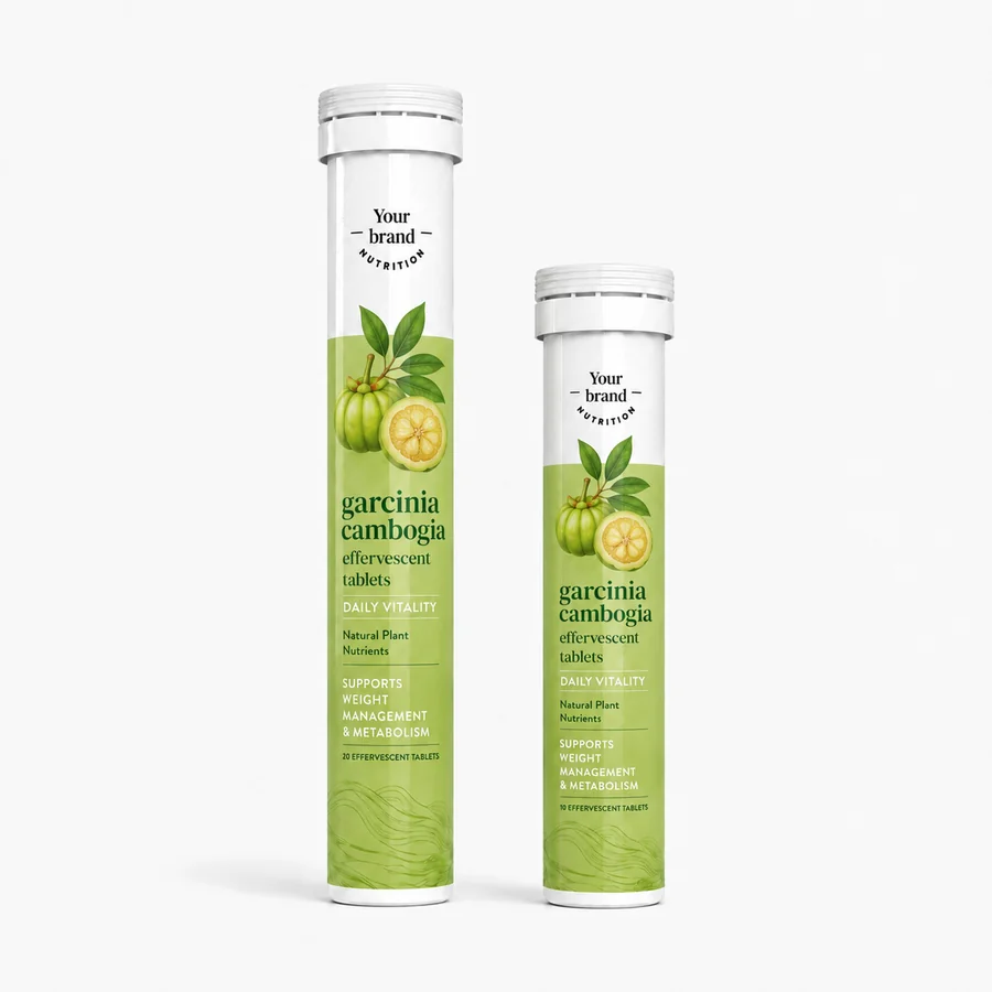 Garcinia Cambogia Effervescent Tablets — VKRUND ENTERPRISE effervescent tablets, private-label supplier India