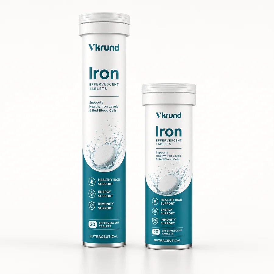 Iron Effervescent Tablets — VKRUND ENTERPRISE