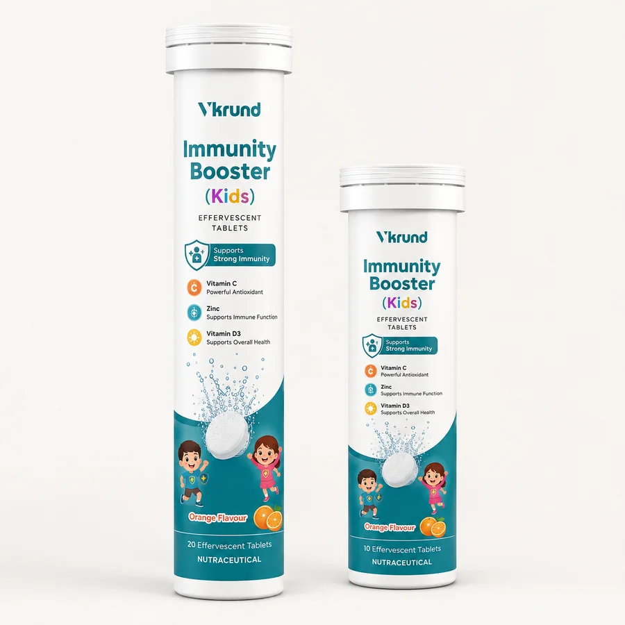 Immunity Booster Effervescent Tablets For Kids — VKRUND ENTERPRISE
