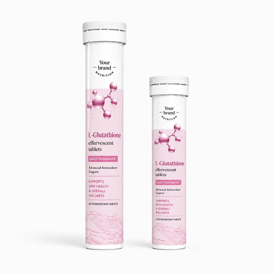 L-Glutathione Effervescent Tablets — VKRUND ENTERPRISE effervescent tablets, private-label supplier India