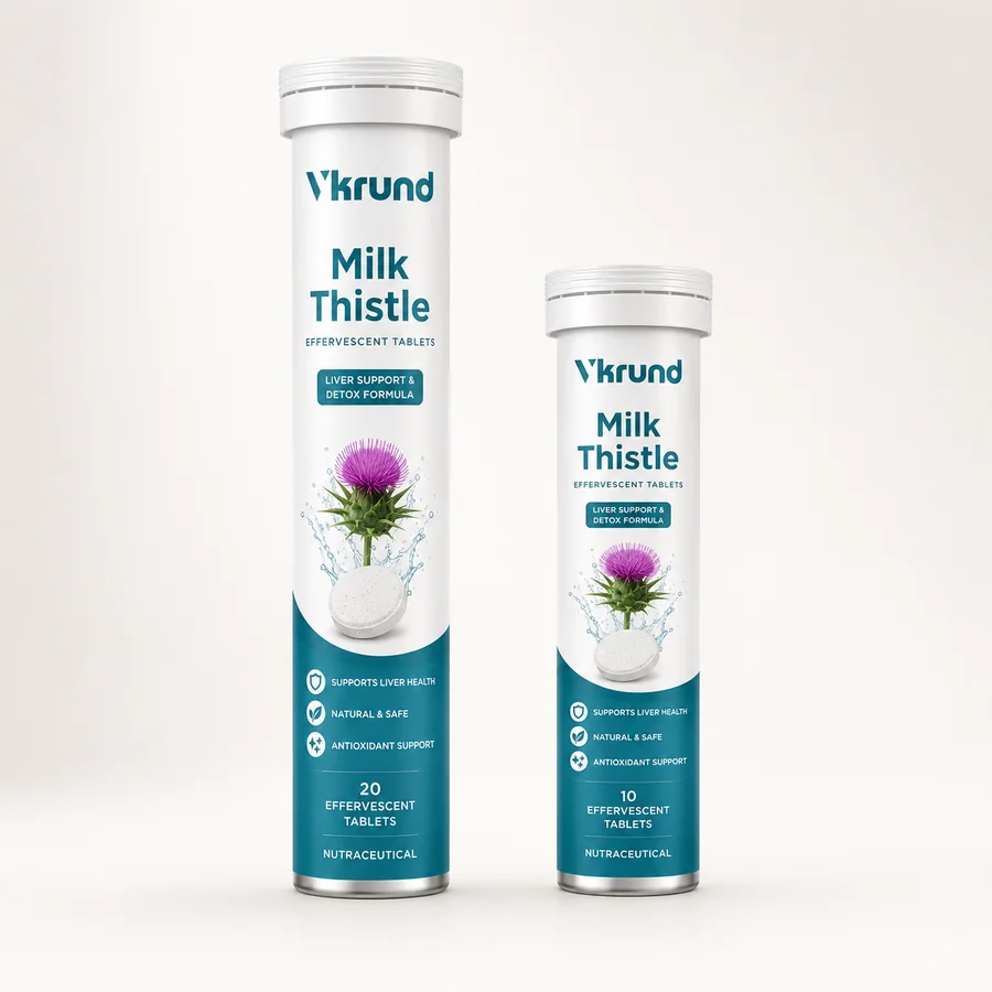 Milk Thistle Effervescent Tablets — VKRUND ENTERPRISE