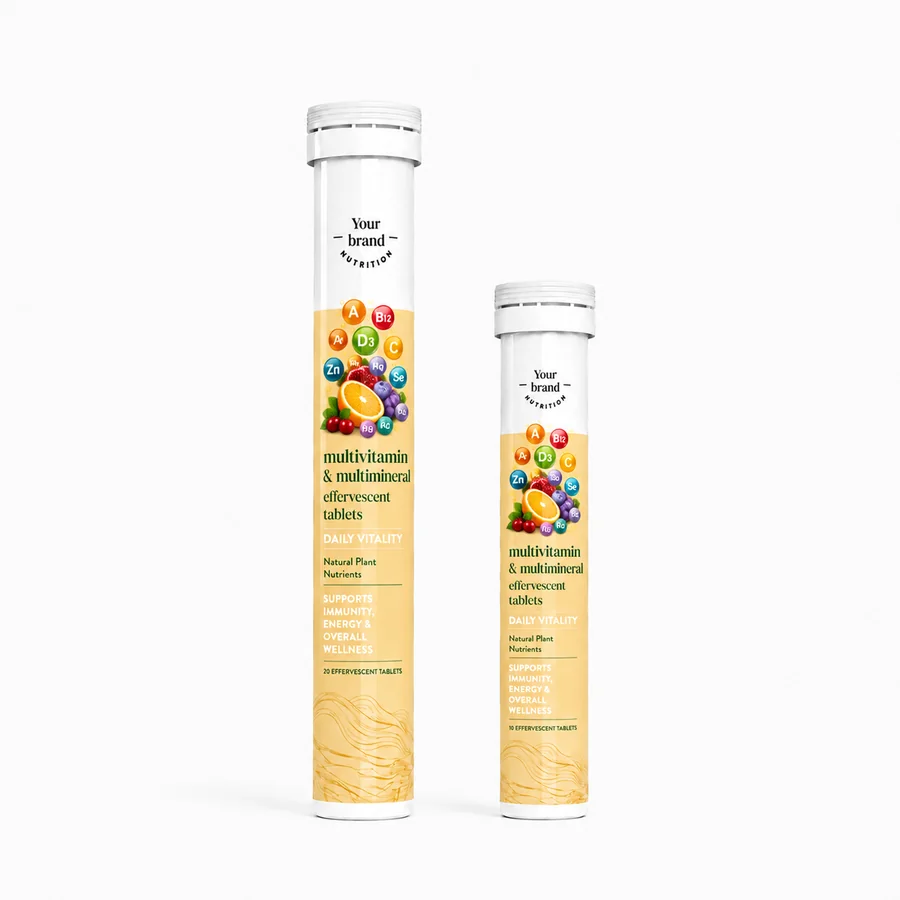 Multivitamin & Multimineral Effervescent Tablets — VKRUND ENTERPRISE effervescent tablets, private-label supplier India