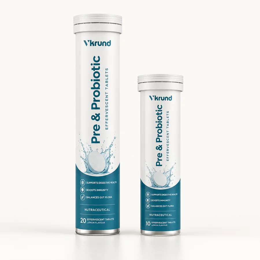 Pre & Probiotic Effervescent Tablets — VKRUND ENTERPRISE