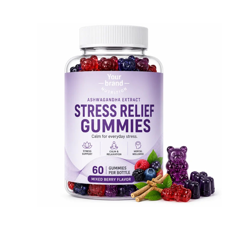 Stress Relief Gummies — VKRUND ENTERPRISE, private-label gummy supplier India