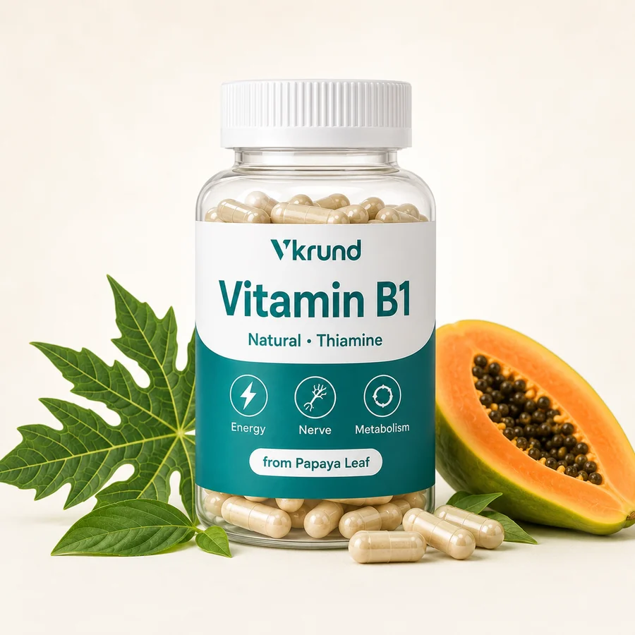 Vitamin B1 (Thiamine) from Papaya Leaf — VKRUND ENTERPRISE