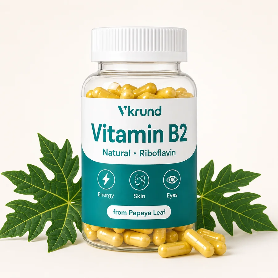 Vitamin B2 (Riboflavin) from Papaya Leaf — VKRUND ENTERPRISE