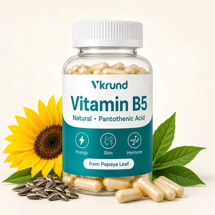 Vitamin B5 (Pantothenic Acid) from Sunflower — VKRUND ENTERPRISE