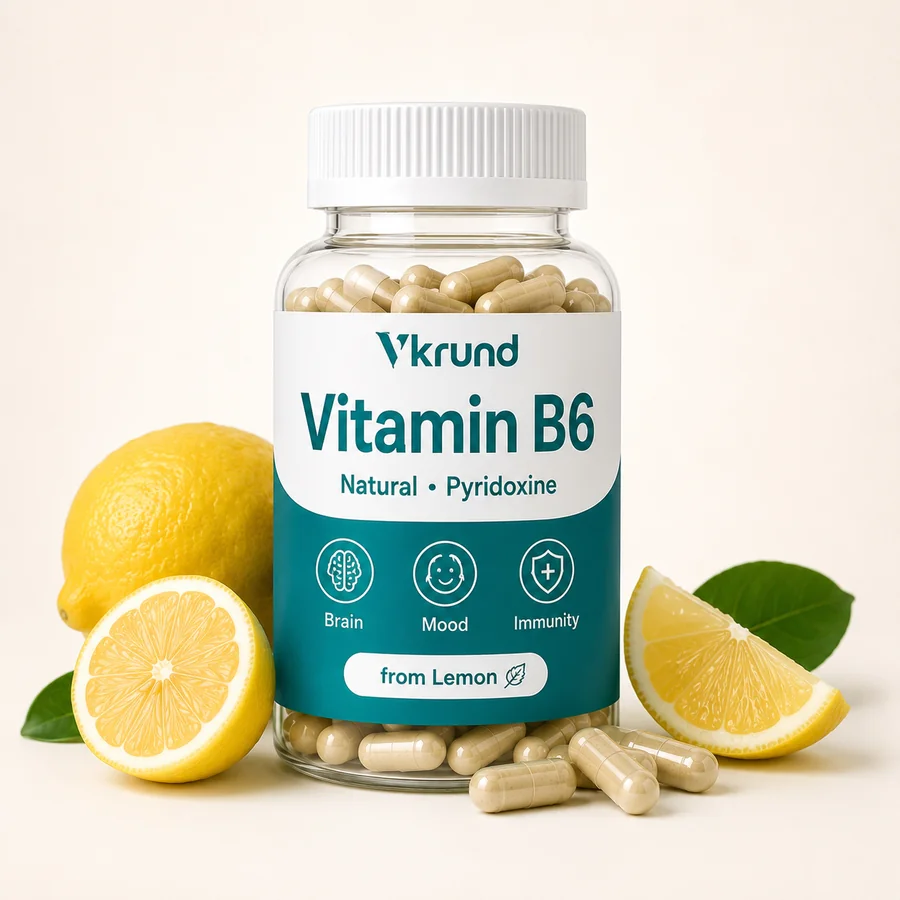 Vitamin B6 (Pyridoxine) from Lemon — VKRUND ENTERPRISE