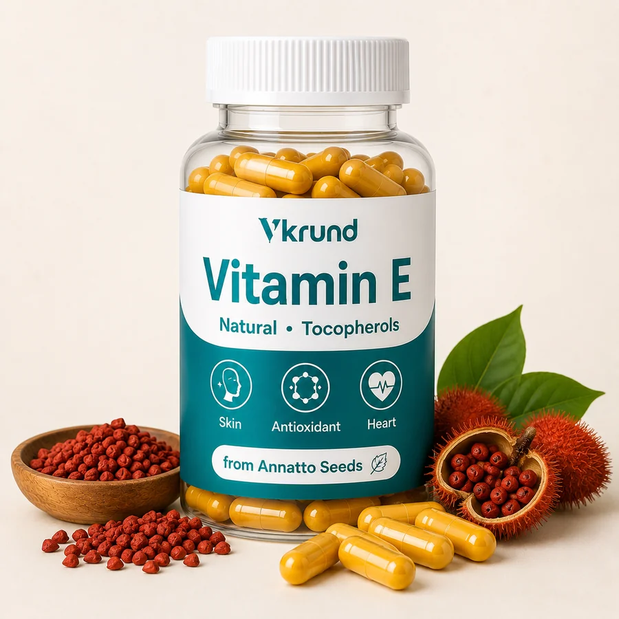 Vitamin E (Tocopherols / Tocotrienols) from Annatto — VKRUND ENTERPRISE