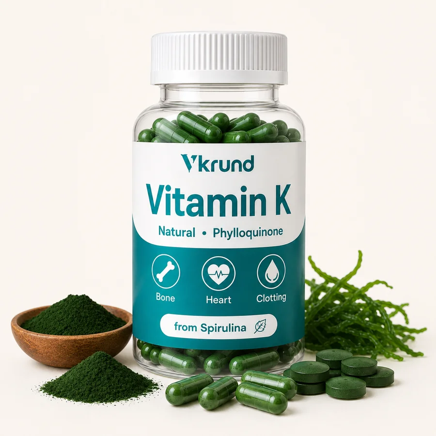 Vitamin K (Phylloquinone) from Spirulina — VKRUND ENTERPRISE